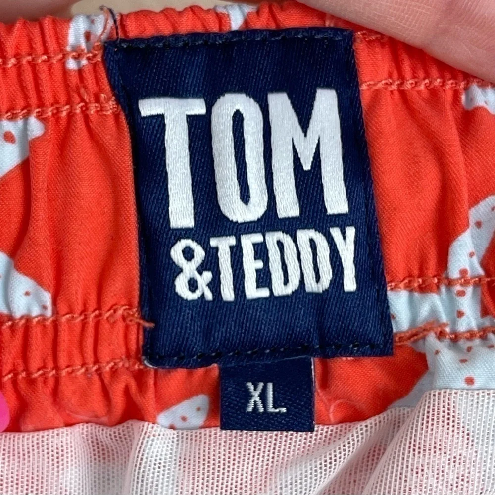 Tom & Teddy Rose & Blue Starfish Print Swim Trunks Size‎ XL Men